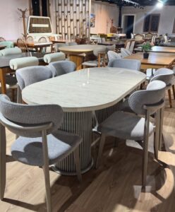 6 seater oval  dinning set
