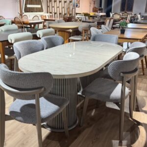 6 seater oval  dinning set